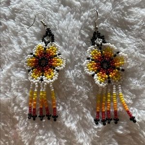 Mexican beaded earrings - Made in Mexico